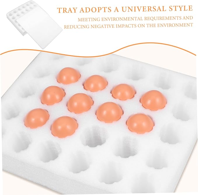 Luxshiny Egg Crate Storage Tray for Eggs Shock-absorbent Packaging Container for Safe Transport for Home Farms and Supermarkets
