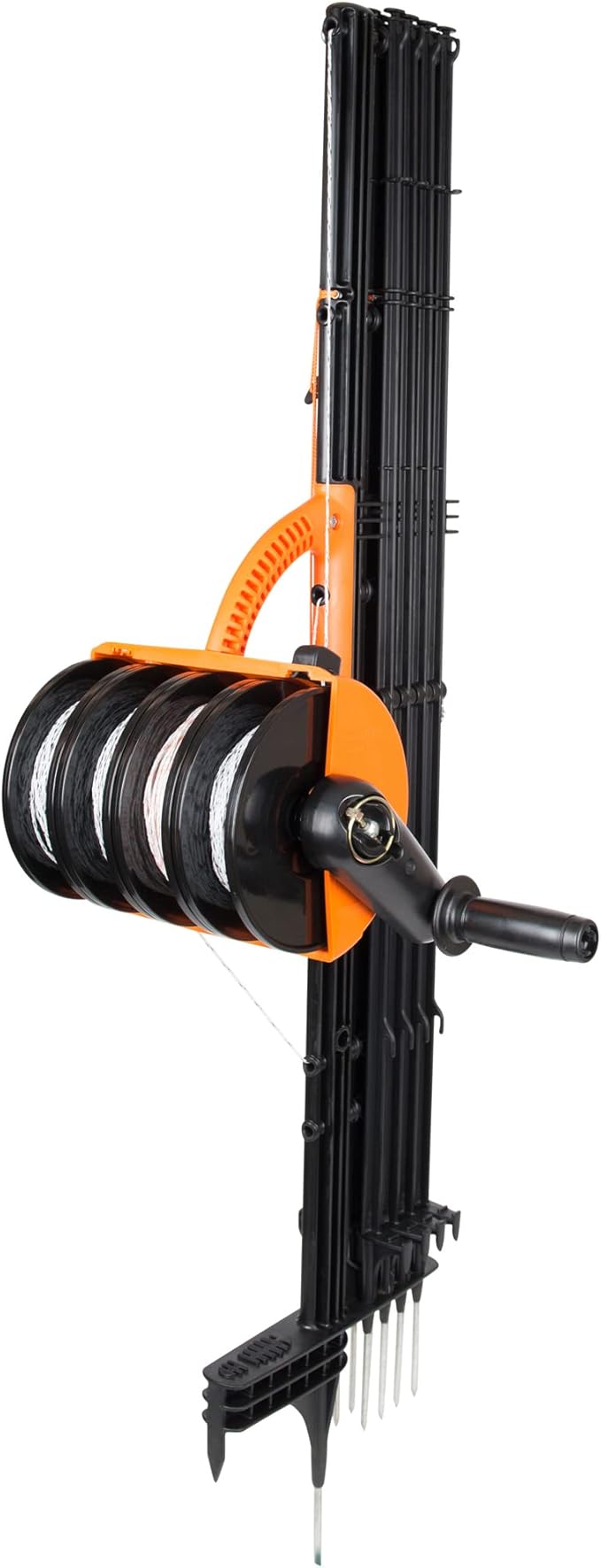 Gallagher Smart Fence 2 | Portable Electric Fence for Livestock Containment | Quick Install Temporary Field Fencing | 328ft of 4-Strand Electric Fencing with Built-in Posts and Reels