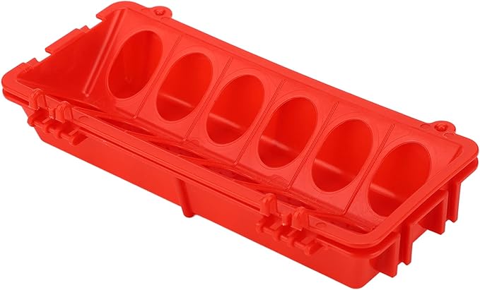 Automatic Poultry Feeder, 12 Holes, Mess Proof, Hygienic Design, Easy Refill and Cleaning, for Chickens, Ducks, Pigeons, Waste Reduction
