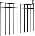 15 Pack - 17"x12" Animal Barrier Fence, 21Ft(L) No Dig Fence for Dogs with Strong Snap Connect, 4 Gauge Black Powder Coated Steel, Dog Rabbits Fence Barrier for Outdoor Landscaped Yard