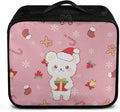 Rnyleeg Pink First Aid Bag Empty Christmas First Aid Kit for College Dorm Cute Emergency Medical Trauma Bag Travel First Aid Pouch