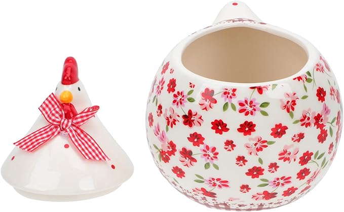 Chicken Cookie Jar Easter Cookie Jar- Farmhouse Kitchen Decor Cute Design Container for Candy Snacks Coffee Countertop Storage Gift for Home