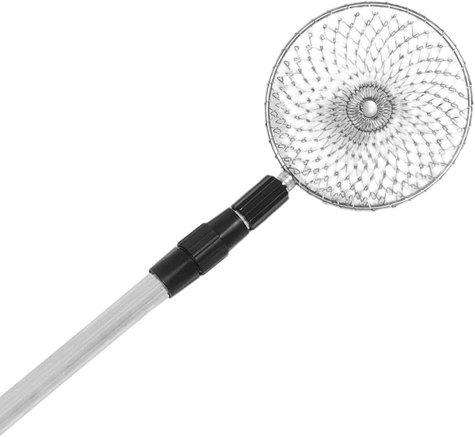 Chicken Egg Grabber: 17.32" to 29.53" Extendable Egg Picker Tool Anti-Slip - Long Reach Grabber for Collecting from Coop Poultry Nest and Farm