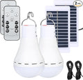 Solar Chicken Coop Light with Timer, 350LM 4 Modes Automatic Timer 2/4/6/8 Hours, USB Rechargeable, Waterproof Camping Tent Hiking Hurricane Outdoor Indoor Emergency LED Light (2)