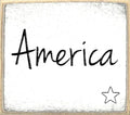 Farmisms 3x3 Inspirational Wooden Rustic Country Signs for Country Farm Living –America