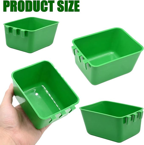 10 Pcs 16 Oz Cage Cups Chicken Feeder Waterer Chicken Water Cups Rabbit Feeder