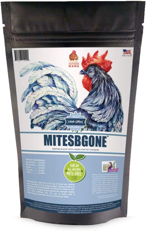 MitesBGone Backyard Chicken Nesting Herbs - Get Rid of Chicken Mites and Lice Naturally (8 pounds)