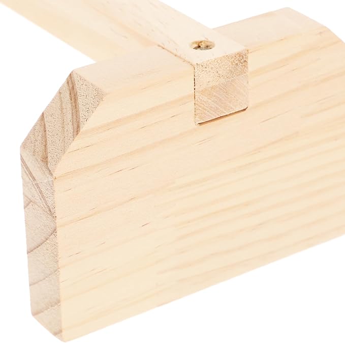 Wooden Parrot Stand 15.75 Inch Roosting Perch for Large Birds and Chickens Bird Cage Accessory for Parrots Conures and Baby Chicks Indoor Pet Play and Training Gym