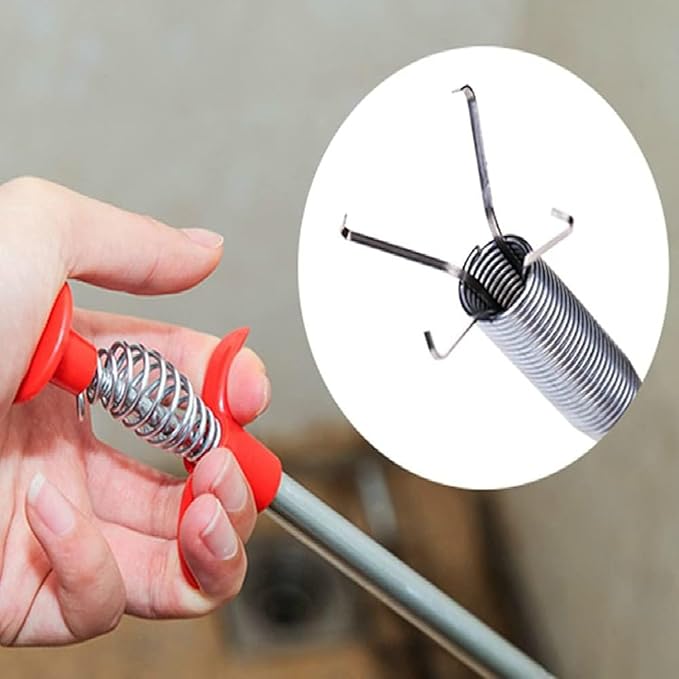 2 Pack of ALINNA Flexible Grabber Claw Pick Up Reacher Tool with 4 Claws Bendable Hose Pickup Reaching Assist Tool for Litter Pick, Home Sink, Drains, Toilet(24 Inches)