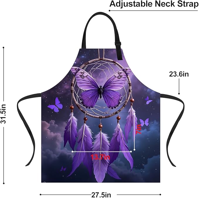Apron Adjustable Waterproof with Two Deep Pockets Wowen men for Summer BBQ Pool Parties & Resorts