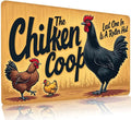 Chicken Coop The Fluffy Butt Hut Last One in is A Rotten Egg Outdoor Decorative Tin Sign for Yard Patio Farmhouse 12x16 Inch