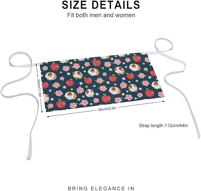 Server Waitress Waist Apron Cooking Kitchen Restaurant Aprons for Women Men