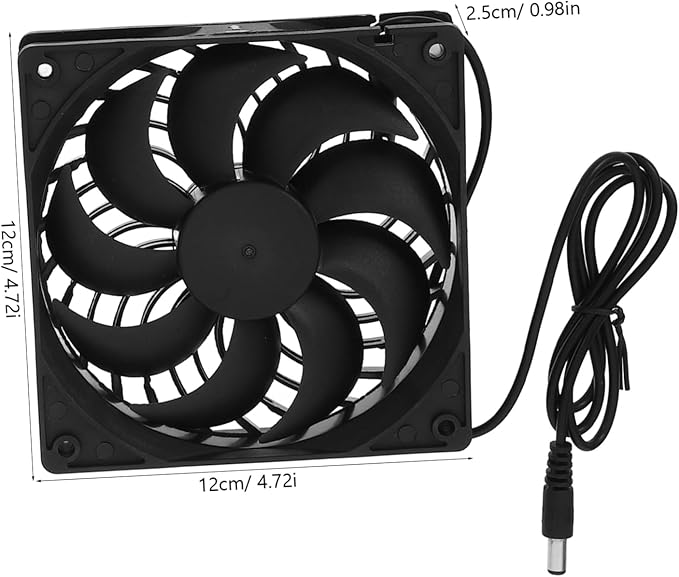 BESPORTBLE 5w Pet House Chicken Dog House Ventilation Heat Dissipation Solar Panel Fan