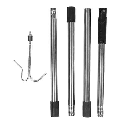 Sewroro Stainless Steel Farm Leg Hook and Steel Mesh Chicken Catcher for Outdoor Poultry Handling, Sturdy Poultry Farmers Tool Suitable for Catching Chickens, Ducks, and Other Livestock