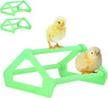 Roosting Perch for Baby Chickens, Chick Brooder Coop Training Toy Accessory, Easy Click Together Assembly, Durable Plastic, Mix and Match Colors, USA Made (Neon Green, 3 Pack)
