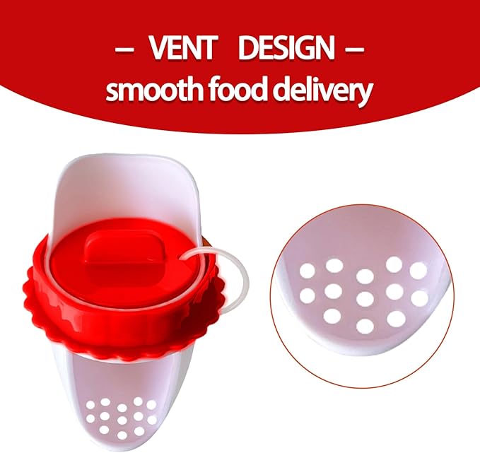 Chicken Feeder Port Kit –8 Pack Automatic Poultry Feeder Cups for Buckets & Bins, No Waste Rainproof DIY Chicken Feeders for Hens, Ducks & Other Poultry