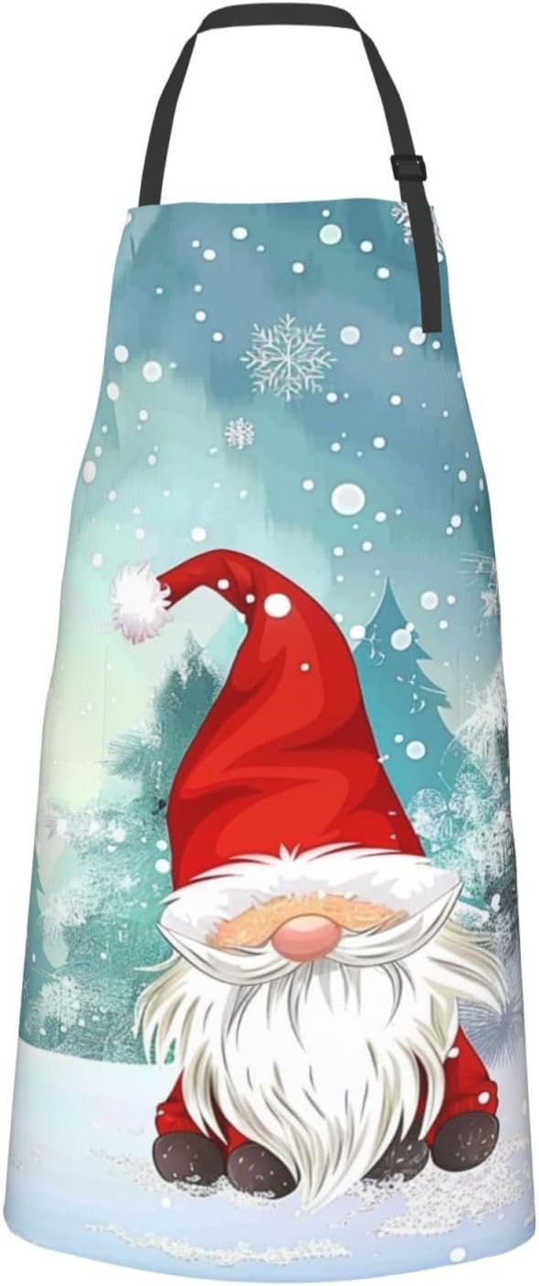 Shark Jumping Home Aprons 2 Pockets 33"×28" for Men Women, Ocean Sea Waterproof Kitchen Cooking Bib