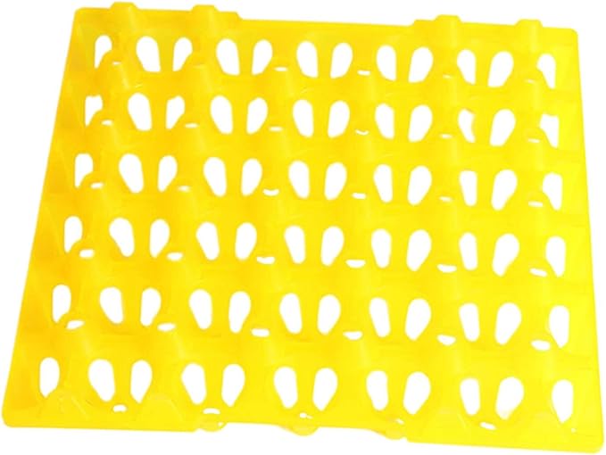 Farm Egg Container Long Distance Transport Breathable Egg Holder, Yellow