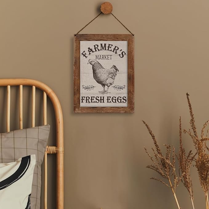 FLVGE 047-QJ-mgp-farmhouse Sign, 10*7.8 IN