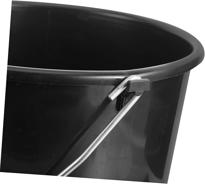 Portable Plastic Feed Bucket with Handle Durable Calf Feeding Container for Farm Home Kitchen Multipurpose Utility Bucket for Water Ice Milk More