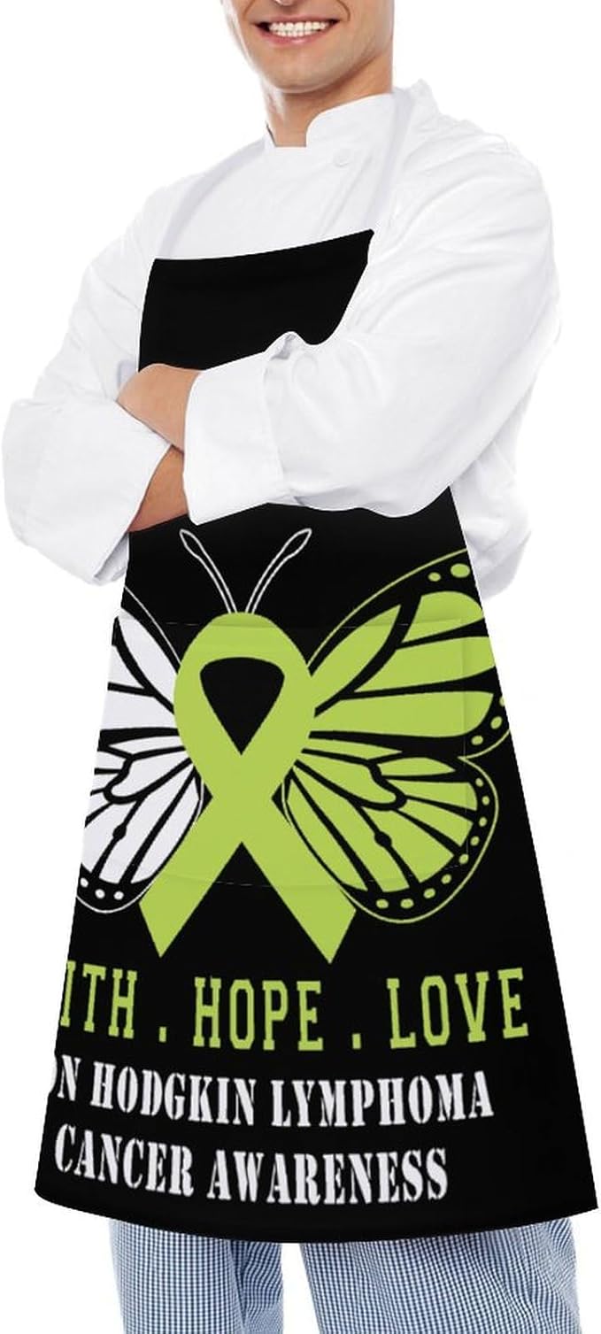 Bahamas Map Flag Apron,Waterproof Unisex Adult Aprons with Pockets Kitchen Baking Aprons