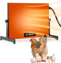 Chicken Coop Heater, Chicken Heaters Inside Coop for Winter, Radiant Heat Panel Built-in Adaptive Temperature Sensor with Timer and Temp Controllers, 15.75''x11.8''