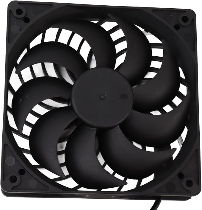 Solar Powered Fan, Solar Panel Fan Kit with 2 Fans, Solar Panel and Cable, Solar Powered Exhaust Ventilation Fan for Chicken Coop, Greenhouse, Shed, Pet House