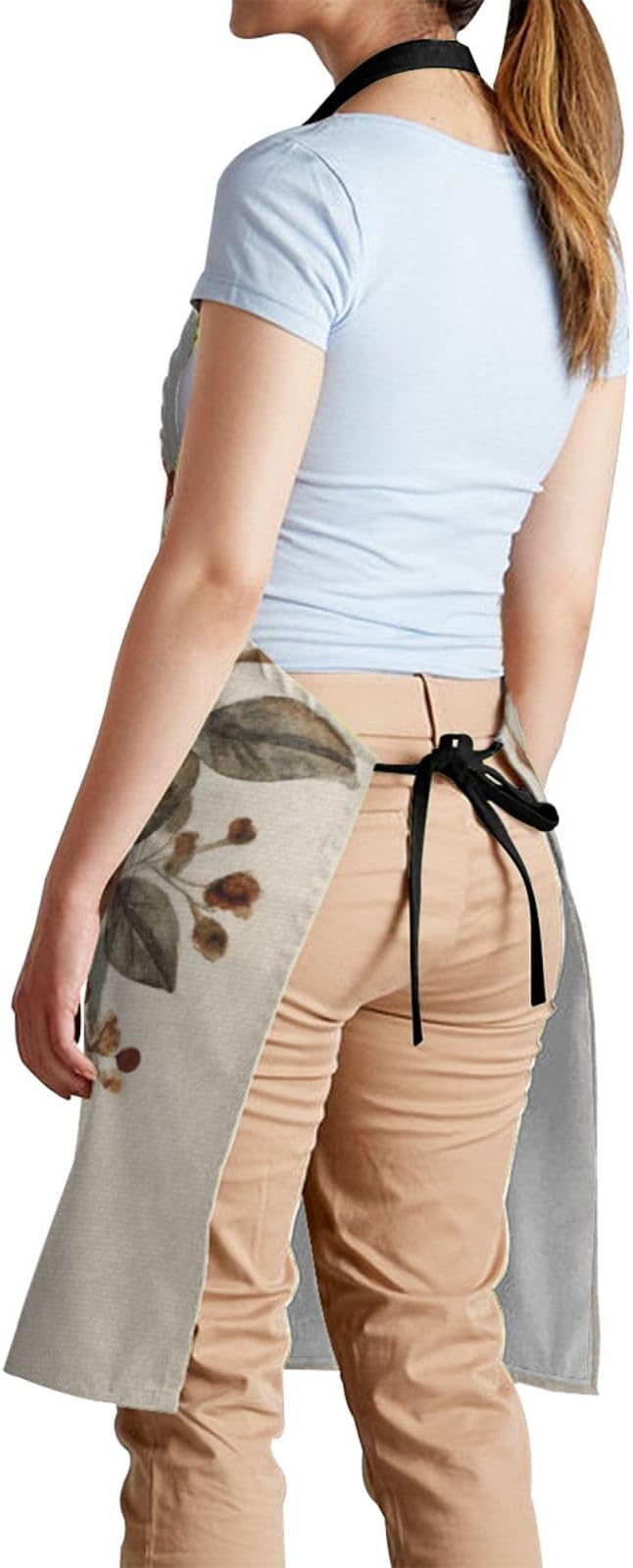 Shark Jumping Home Aprons 2 Pockets 33"×28" for Men Women, Ocean Sea Waterproof Kitchen Cooking Bib