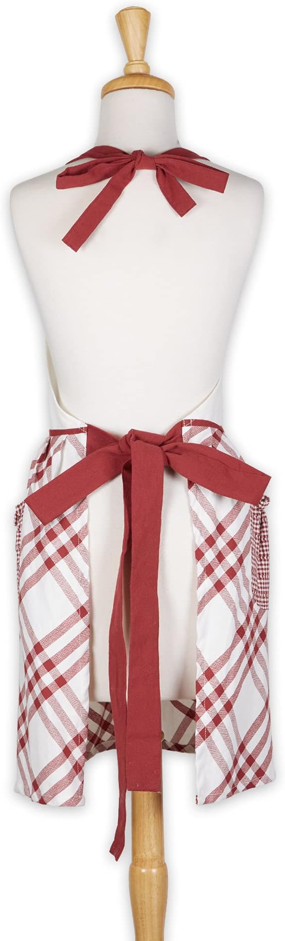 DII Home Sweet Farmhouse Kitchen Collection, Apron, Barn Red
