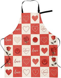 Shark Jumping Home Aprons 2 Pockets 33"×28" for Men Women, Ocean Sea Waterproof Kitchen Cooking Bib