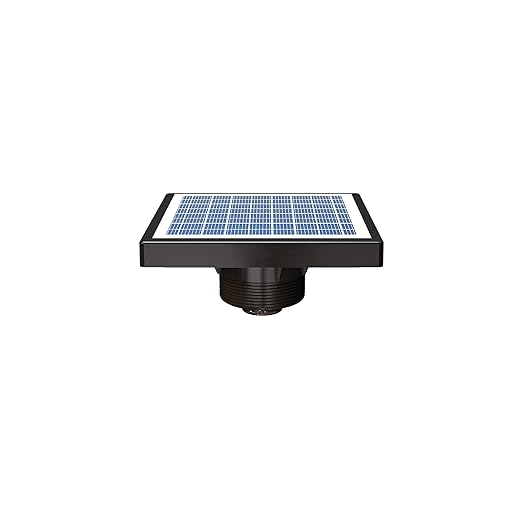 Quietcool UTF-SLR-04-L Solar Shed Fan with Light - Perfect for Backyard Sheds - Solar Powered - 3.5 Watt Solar Panel - No Wiring Required