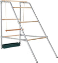 VINGLI Free-Standing Chicken Perch, Sturdy Perches Roosting Bar with Removable Food Box & Swing, for Backyard Chicken Coops and Farms, 42'' L x 19'' W x 39'' H
