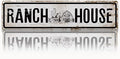 Vintage Farmhouse Sign, Ranch House Sign 15.8x4 inches, Rustic Metal Signs for Indoors or Outdoors Use, Country Style Home Decor, Vintage Bar Pub Decor, Decorative Aluminum Wall Plaque