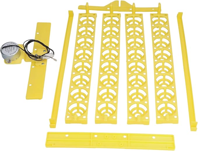 CUEA Plastic Egg Incubator Tray, Sufficient Power Safe Hatching Fully Automatic Egg Turner for Goose for Birds for Chicken(#1)