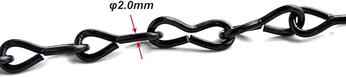 yeezo S Hook Steel Hanging Harness Chain for Hanging Poultry Drinker Feeder, Adjustable 40" Long, Tested Hold 30lb Weight