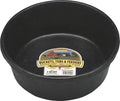 Little Giant® Heavy Duty Rubber Tub | Durable Rubber Feed Pan | Indoor & Outdoor Use | Rubber Feed Bucket | 4 Quarts