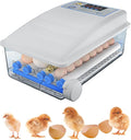 Egg Incubator Chicken Incubators for Hatching Eggs with Automatic Temperature and Humidity Control, Chick Brooder, Incubator Box Kit,36Eggs,24Eggs