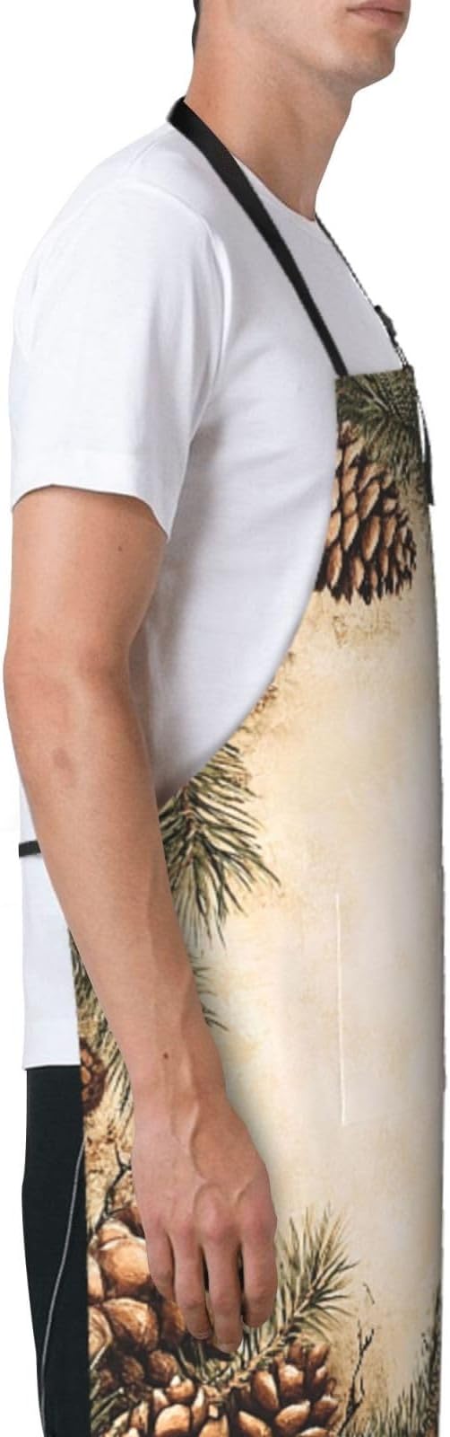 Waterproof Aprons for Women Men Adjustable Bib Tractor farm Apron Chef Cooking Aprons for Kitchen