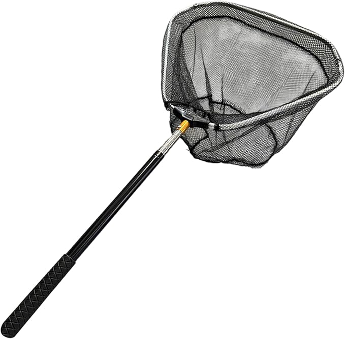 Chicken Net, Stainless Steel Retractable Chicken Catcher Extend to 16-58 Inch, Functional Fishing Net for Poultry, Butterfly
