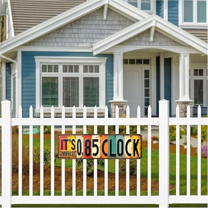 Barn Themed Tin Sign 16x4 Inch Barn Design - Ideal for Backyard, Ranch, Outdoor Vintage Garden Decor