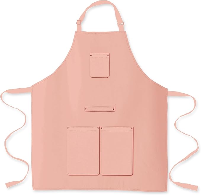 Waterproof Apron for Adults – Adjustable Fit with Deep Pockets, Stylish Cooking & Baking Apron for Women & Men