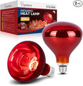 250 Watt Heat Lamp Bulbs for Chicks, R40 Heat Lamp for Chickens, Infrared Heat Bulbs for Brooder Heater, 250W Incandescent Heat for Pet, Bathroom, Food (2 Pack)