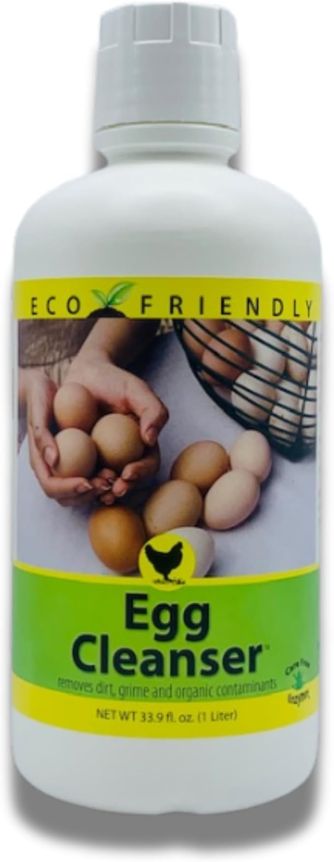 CareFree Enzymes Egg Washer & Egg Cleaner — Natural Enzyme Egg Wash for Fresh Farm Eggs, Safe for Backyard Chickens & Homesteads, 33.9 oz