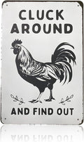 Vintage Metal Signs Chicken Coop Signs for Farm Yard Decor, Tin Sign for Home Farm Chicken Coop Farmhouse Kitchen Garden Decor 8 X 12 Inch