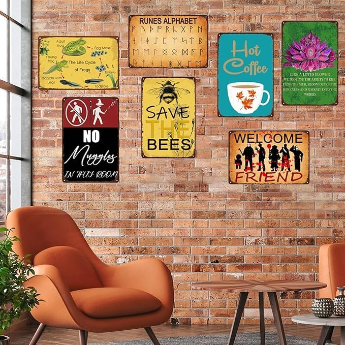 farmhouse wall decor A society grows great when old men plant trees whose shade they know they shall never sit in retro sign Cave Retro Metal Plaque for Farmhouse,Garage,Cafe,Restaurant 8X12inch