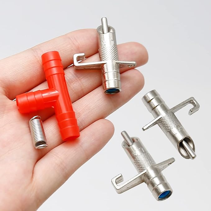 20pcs Rabbit Drinking Fountain, Automatic Rabbit Watering System Kit (10m Length 8MM Transparent Hose, Water Nipples Drinker, Feeders Spring Latches)