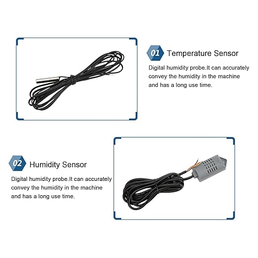 Egg Incubator Controller Thermostat Hygrostat Automatic Computer Control Incubator Temperature Humidity Sensor