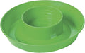Little Giant® Screw-On Poultry Waterer Base | Heavy Duty Plastic Water Tray Base for Container | Chicken Waterer Screw on Base (Lime Green, 1 Count)