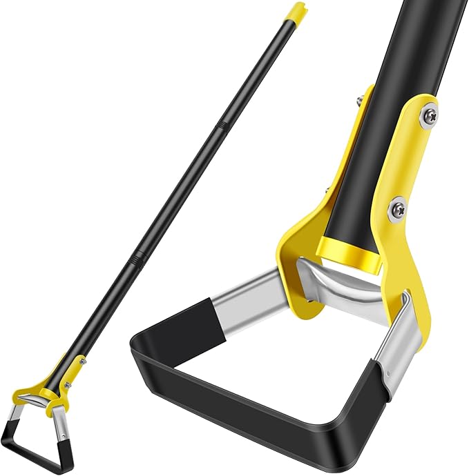 Garden Hoe Tool 1.2/1.6M Stainless Steel Incisive Stirrup Loop Hoe with Triangle Head and Long Handle Ergonomic Weeding Tool for Backyard Courtyard Vegetable Farm Planting .(3 Sections 1.2m)