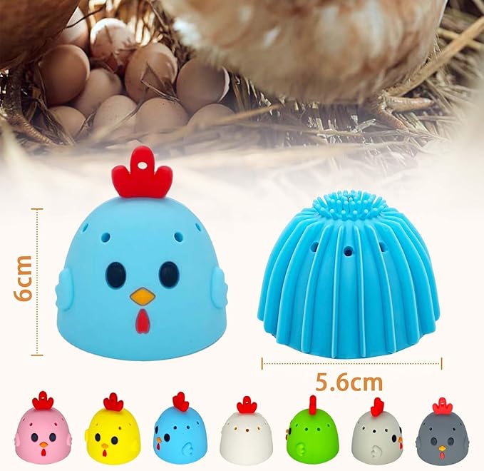 Fresh Egg Washer Fresh Egg Silicone Egg Washer Fresh Egg Reusable Egg Washer Multifunctional Vegetable/Egg Brush Simple and Convenient Easy to Clean (Yellow)